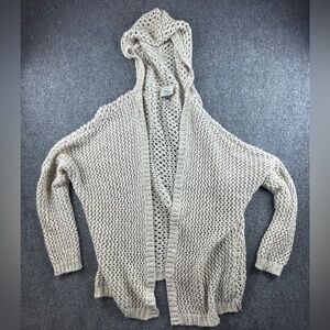 Cotton On Knitwear Open Cardigan, Long Sleeve, Hooded, Designed in Australia, L